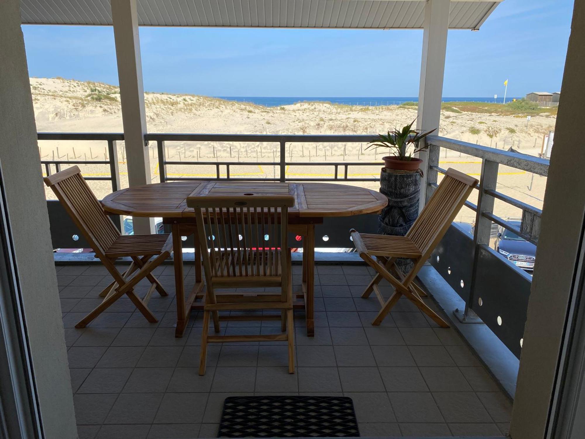 Oceanis Face Ocean Apartment Бискарос-Плаж Екстериор снимка