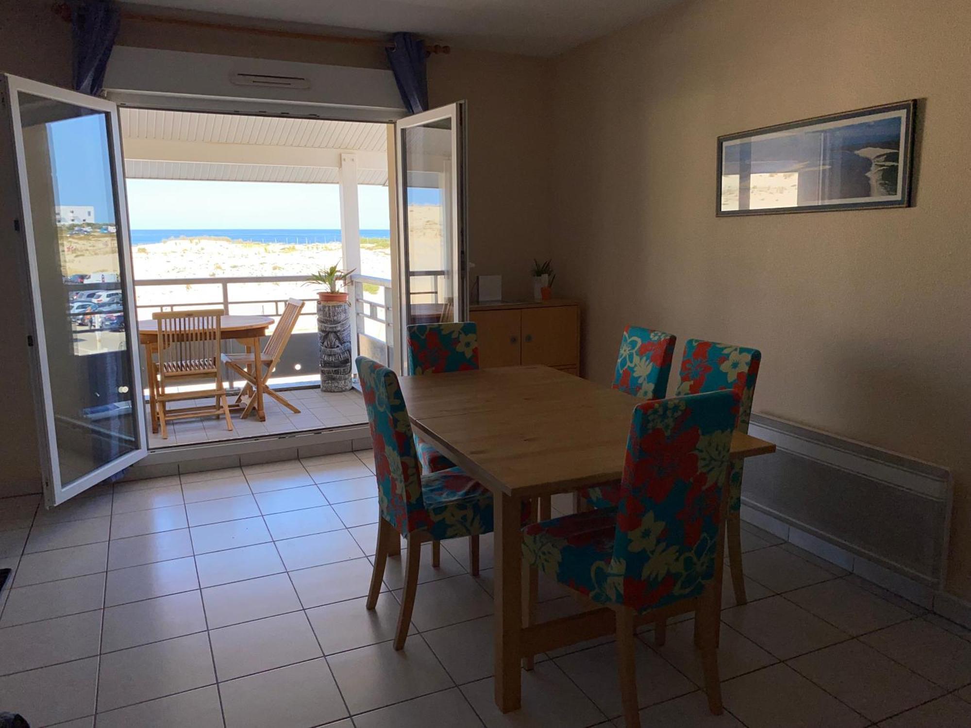 Oceanis Face Ocean Apartment Бискарос-Плаж Екстериор снимка