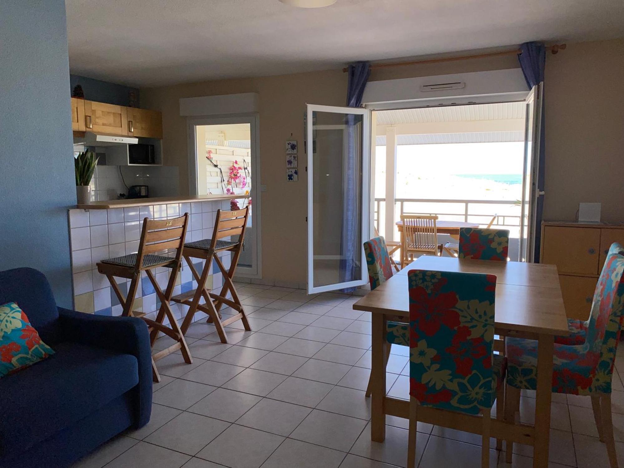 Oceanis Face Ocean Apartment Бискарос-Плаж Екстериор снимка